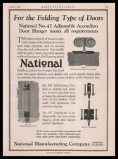 1927 National Sterling IL Accordian Door Hangers Cane Bolts Turnbuckles Print Ad picture