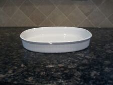 CORNING WARE FRENCH WHITE 2.5 LITER OVAL F4B CASSEROLE BAKING DISH OPEN ROASTER picture
