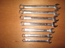 Craftsman 7 Pc. Metric Combination Wrench Set 13,12,11,10,9,8,7, - NICE - USA picture