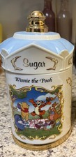 1997 Lenox Disney Winnie The Pooh Animated Classics Sugar Porcelain Canister picture