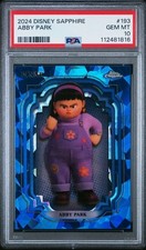 2024-2025 Topps Chrome Disney Sapphire Abby Park Sapphire Refractor #193 PSA 10 picture