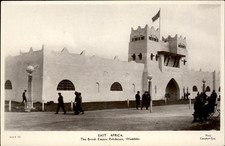 Wembley England East Africa Pavilion W.K. c1920s-30s Real Photo Vintage Postcard picture