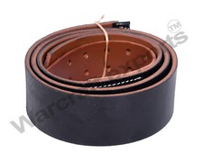 WWII German Army Black Heer Leather Belt - 100cm picture