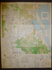 6837 iii - VIETNAM WAR MAP - Phu My - 1973 - DOD CLASSIFIED - LZ UPLIFT - RARE picture