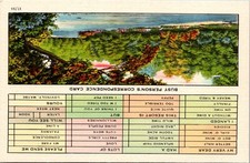 Busy Person's Correspondence Card Linen Postcard picture