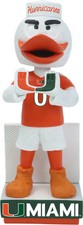 Sebastian The Ibis Miami Hurricanes Male Mascot Bobblehead NCAA College picture