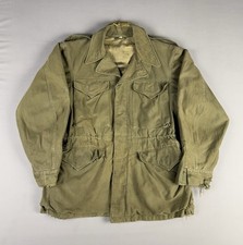 ORIGINAL VINTAGE WWII M1943 Field Jacket Size 34R Men’s Army Marines Green picture