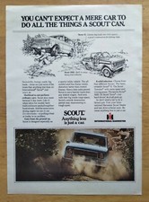 1977 International Harvester Scout SSII SUV Illustration Photo Vintage Print AD  picture