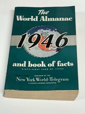 Vintage 1946 World Almanac And Book Of Facts 816 Pgs picture