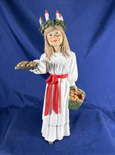 Candy Design Norway Figurine Girl Dress Candle Halo Baked Goods Scandinavian picture