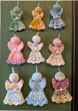 New Handmade Angel Ornaments Christmas Gift Tags Small Figurines Guardian Angel picture