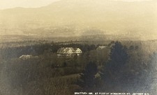 c1915 Jaffrey NH Shattuck Inn Birds Eye View Foot Of Monadnock Mountain RPPC picture