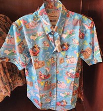 Disney Disneyland Theme Park Attractions RSVLTS Button Up Shirt XX-LARGE New picture