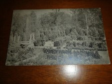  REAL POST CARD GARDENS TREES BUSHES FLOWERS POST MARKED ILL.  1921'S   PC#43 picture