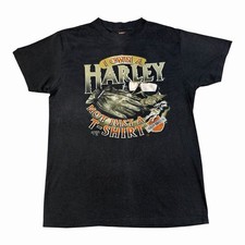 Harley-Davidson T-Shirt Large Men’s 3D Emblem 91 I Own A Harley Not Just A Shirt picture