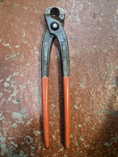 Vintage KNIPEX 1098 Ear Clamp Pliers System Oetiker W-Germany Front & Side Jaws picture