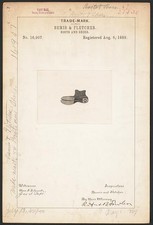 Photo:Bemis Fletcher Boots Shoes Trademark Registration 1889 Shoe Logo picture