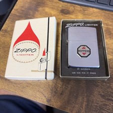 Zippo 1966 High Polish Slim Lighter. Koppers Original Box-Unfired NEW picture