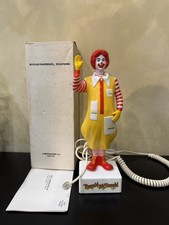 Vintage 1985 Ronald McDonald Telephone BNIB W/Paperwork Working Condition picture
