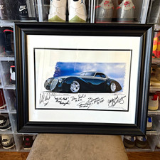 FRAME NOT INCLUDED - SIGNED Boyd Coddington 2004 Framed Custom Print 95/100 picture