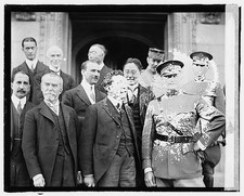 Photo:French Embassy Group Men 1920 diplomats uniformed officers picture