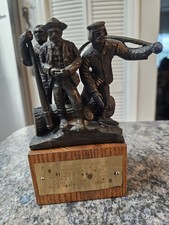 RARE Lumberman's Monument Bronze Replica #121/1500 Calumet MI R. Aitken Gardner picture