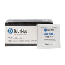 Alcohol Prep Pads with 70% Isopropyl Alcohol, 100 Count Individually Wrapped... picture