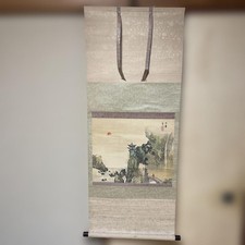 Takahashi Shuka Calligraphy Hanging Scroll Japanese Art Antique Good Condition picture