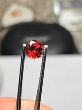 1.63ct Montana Garnet AAA Vivid Red Brilliant cut  Hand Cut Gemstone Lapidar picture