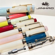 Jinhao Century 100 Calligraphy Fountain Pen Fine Nib EF/F/M Twist Cap Gifts picture