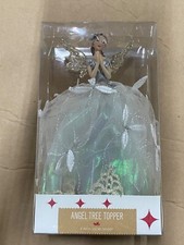 Holiday Lane Lace Trimmed Glittery Fairy Tree Topper Multi New WIth Tag picture