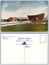 Las Vegas Nevada Hotel Last Frontier Conestoga Wagon Livery Stable Postcard picture
