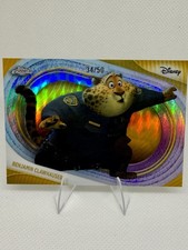 2025 Topps Chrome Disney Benjamin Clawhauser Gold Refractor 34/50 #169 Zootopia picture