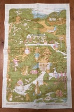 Vintage Beatrix Potter National Trust Teatowel By Pat Albeck Pure Irish Linen picture