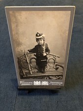 RARE 1904-1906 Antique Vintage cabinet card MAX COSMAN Dutch photographer picture