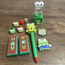 VTG 80s 90s Sanrio Koropi Keroppi Lot Watch Ring Bubble Gun Machine Pencil ++++ picture
