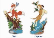 Disney WDI MOG Fox and the Hound 45th Anniversary Todd, Copper Pins Confirmed picture
