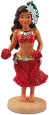 Napua Tiare Hula Girl Miniature Dashboard Doll picture