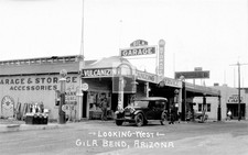 Street View Garage Gila Bend Arizona AZ - Reprint picture