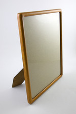 Vintage Fetco 11 x 14 Teak Picture Frame Round Corner Spline Joint Wall or Table picture