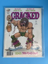 Vintage Cracked Magazine #261 March 1991 TMNT Ninja Turtles Twin Peaks Parody picture