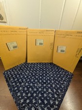 LOT OF 3 NIB Longaberger SM Woven Snowflake Blue Accent Decor 1262386 New Seal picture