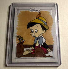 2026 Topps Disney Chrome Pinocchio Jiminy Cricket Sketch Card 1/1 Alex McCormick picture