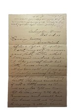 Early Texas History, 1893 Arlington Letter, Farmers Alliance, Fort Worth picture