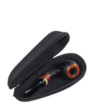 Portable Black EVA Triangle Single Pipe Storage Bag Travel Storage Bag Pipe Tool picture