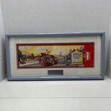 Disneyland ToonTown Commemorative Passport, Framed And Matted picture