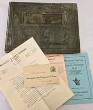 1928 National Casket Co Covered & Hardwood Catalog & Wholesale Price Guide picture