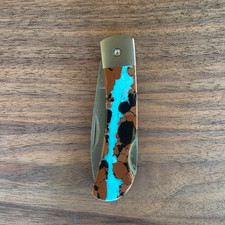 Vein Turquoise Damascus 3