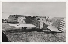 Alfred Kalberer w/ Curtiss P-1B Hawk 1928 Selfridge Field Photo 6.5x10 picture