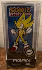Figpin Sonic The Hedgehog Super Sonic #1382 Glitter eVend Exclusive picture